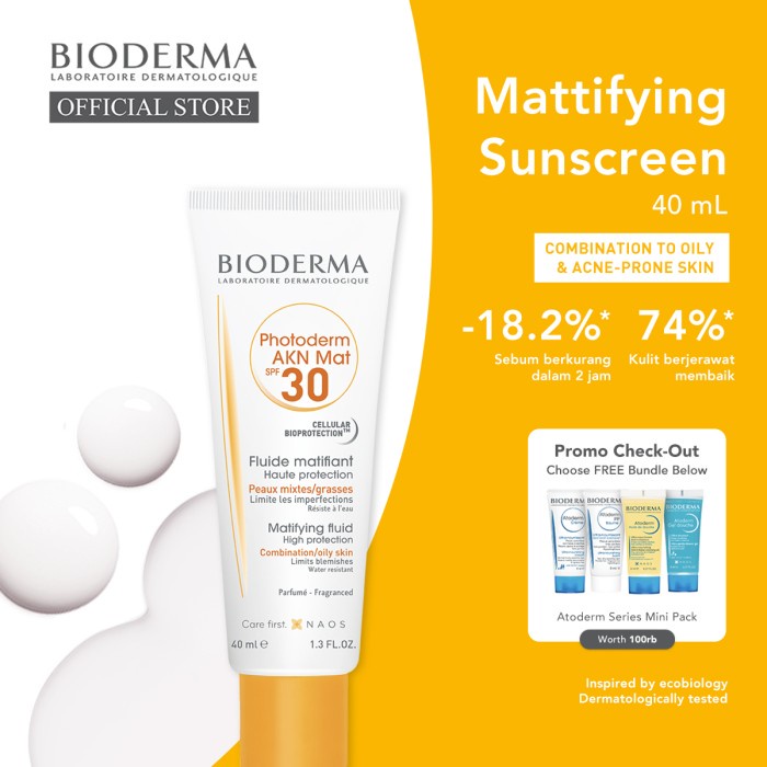 Bioderma Photoderm AKN Mat SPF 30 40 ml - Sunscreen