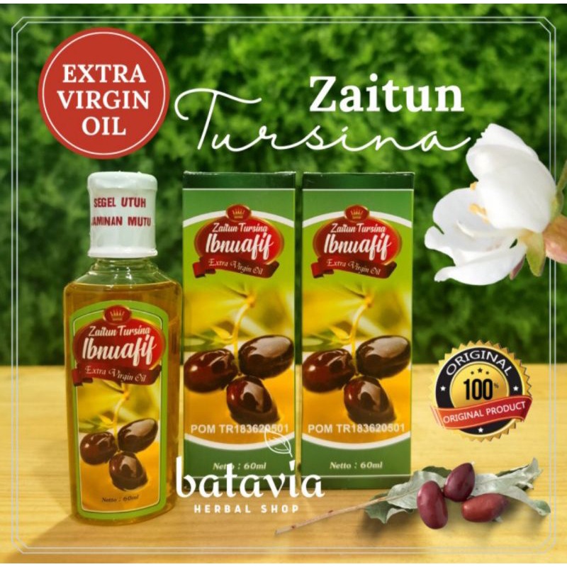 

Minyak Zaitun Tursina Bin Afif 60ml Ekstrak Virgin Oil