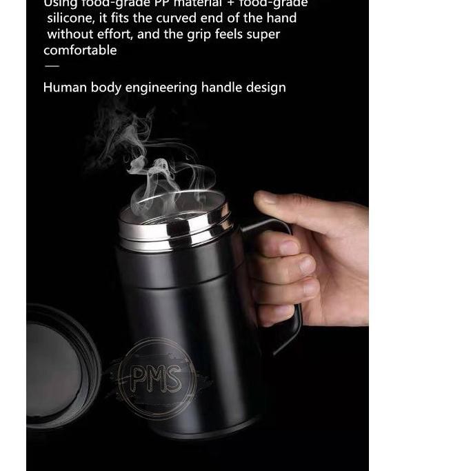 ☛ HEENOOR Termos/Vacuum cup air minum stainless- MUG Tahan Panas & Dingin HEENOOR HN-22 ♠