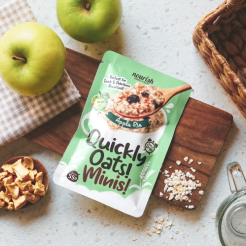 BUY 5 GET 1 FREE Quickly Oats! Minis! Apple Pie Sachet