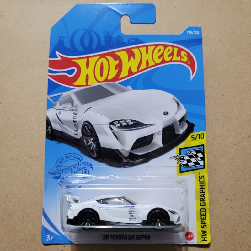 HOT WHEELS '20 TOYOTA GR SUPRA / HW SPEED GRAPHICS [ WHITE ]