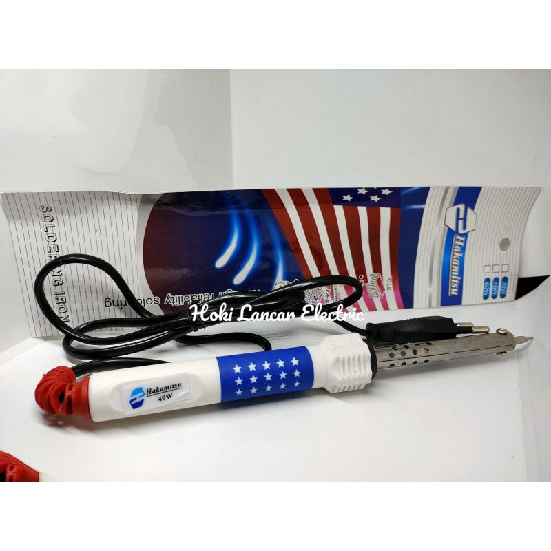 Solder Listrik Alat Patri Timah 40 Watt HAKAMITSU Soldering iron 40 watt Alat solder