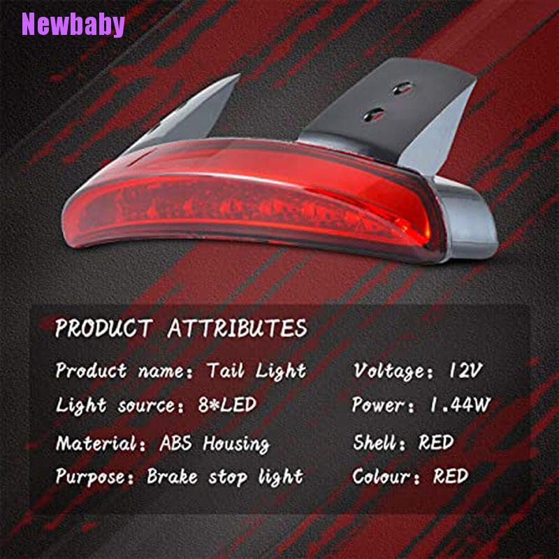 (Newbaby) Lampu Rem Belakang Motor 1200 Led XL883