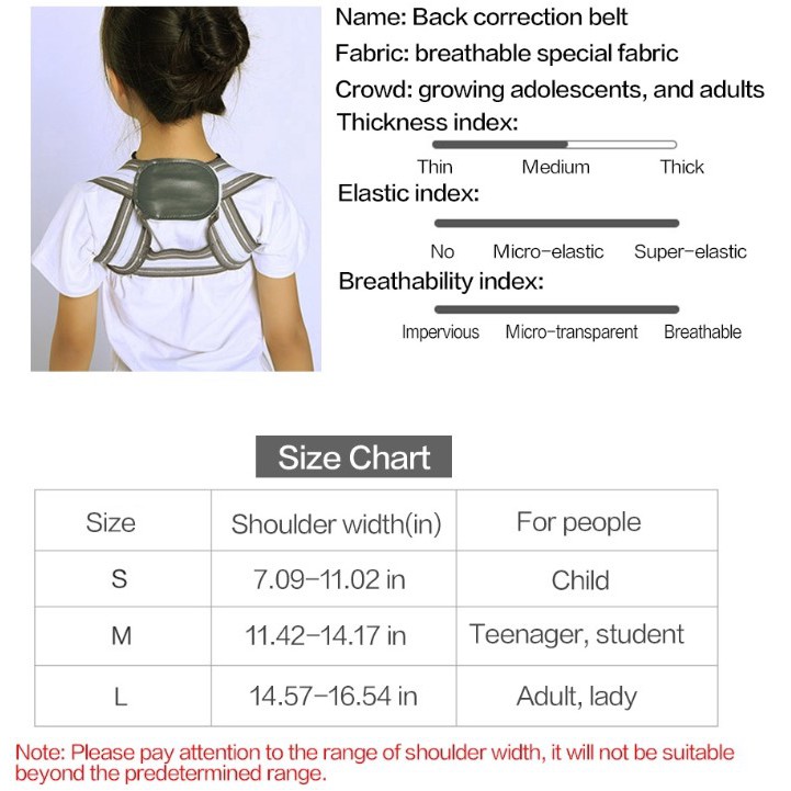 Penegak Punggung Anak Anak Back Support Posture Corrector Anti Bungkuk Badan Pria Wanita Original