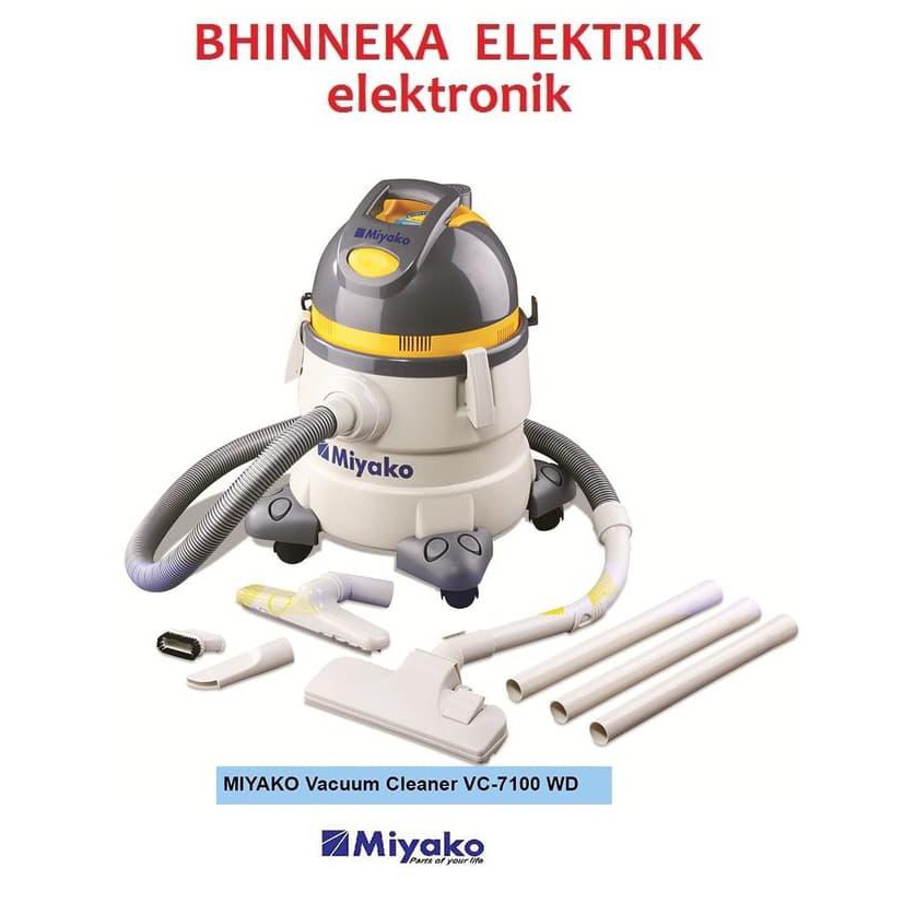 (READY COD) Vacum Cleaner Miyako VC 7100 WD // VC7100WD // 7100WD HEMAT