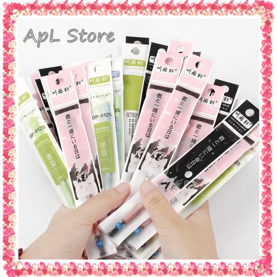 

Refill Pulpen Gel 0.38mm - 0.50mm Isi Ulang Tinta Gel Refil Pen B001