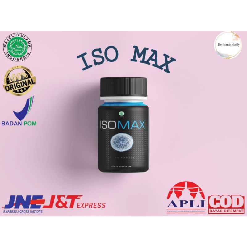 ISOMAX - PENGGEMUK BADAN | ZINC | PENGGEMUK HERBAL ALAMI SUDAH HALAL