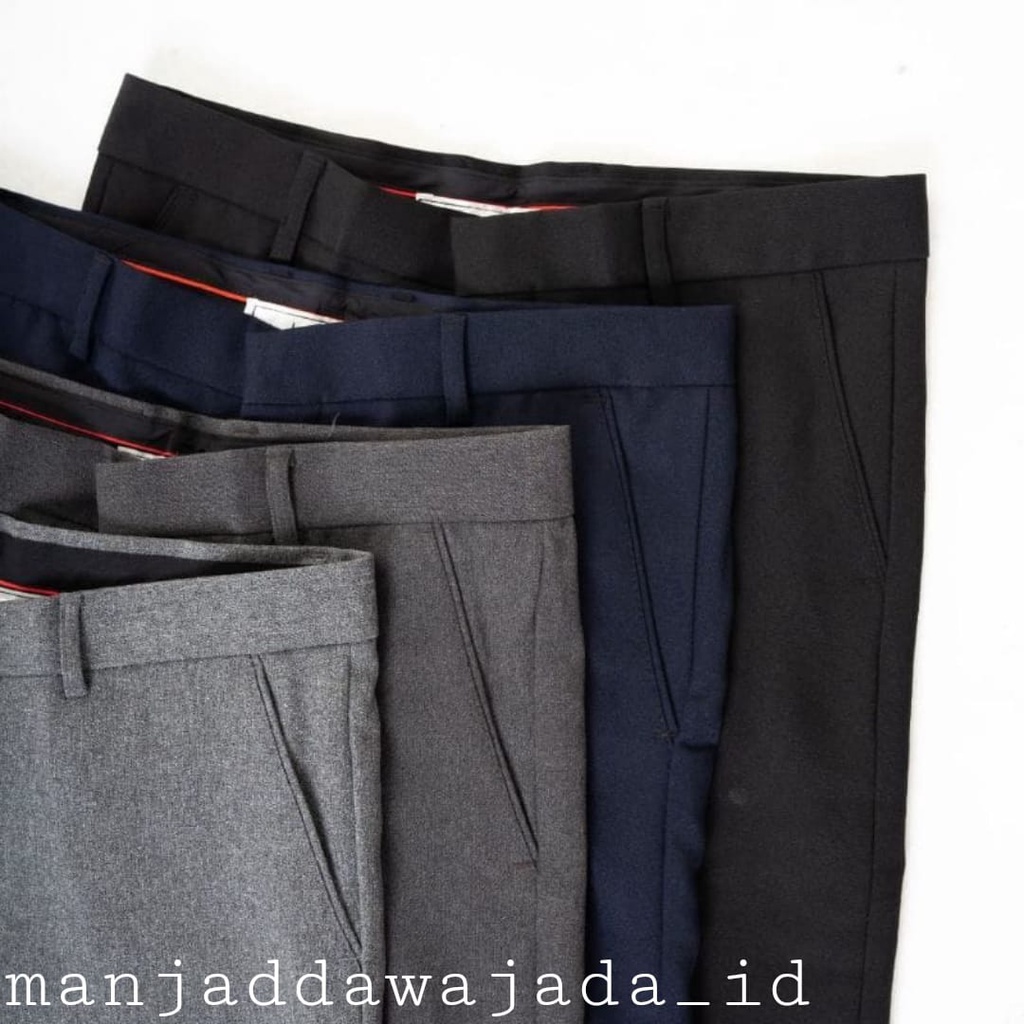 CELANA KANTOR PRIA SLIMFIT PANJANG BAHAN WOLL HALUS NYAMAN DI PAKAI