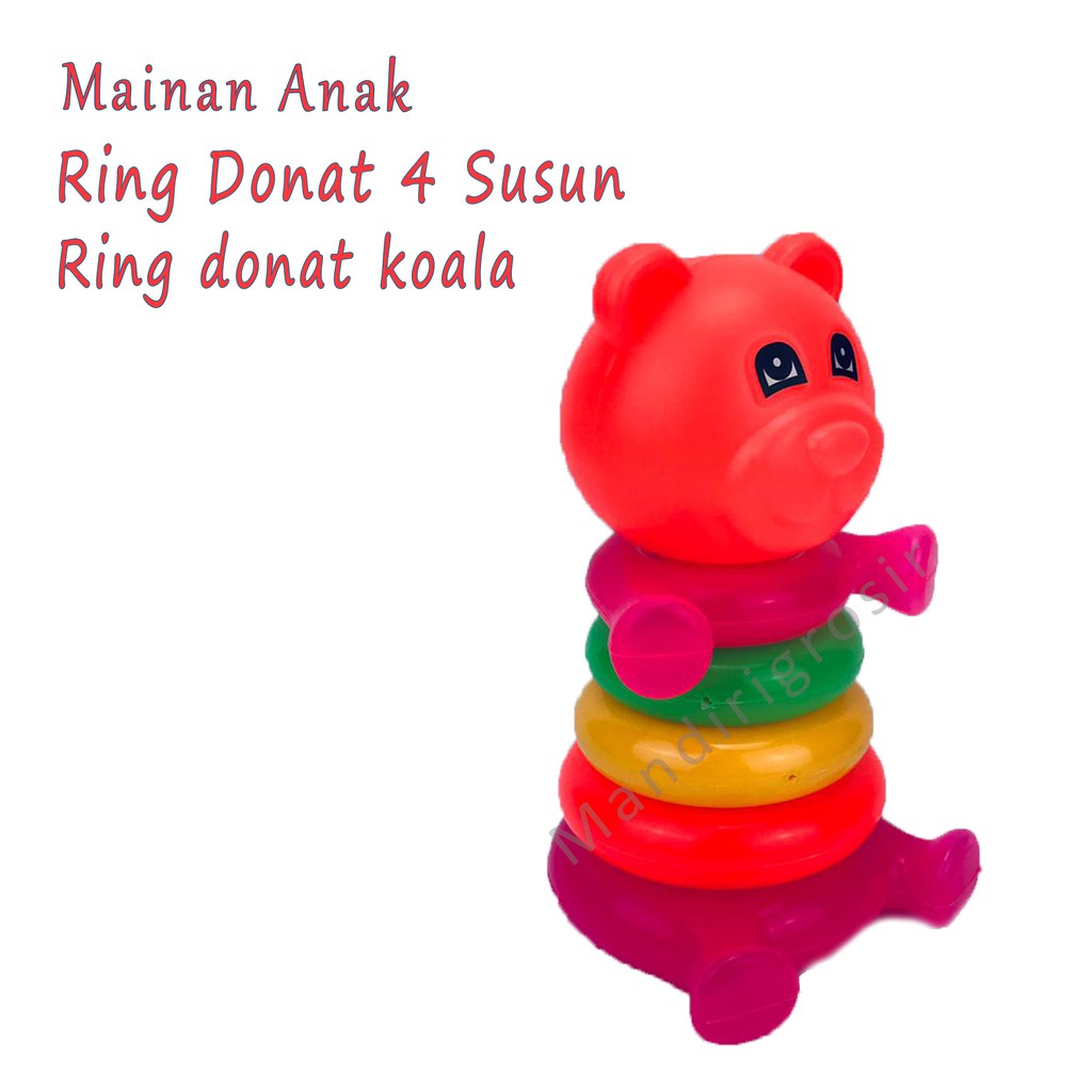 ring donat kowala 4 susun *Mainan Anak