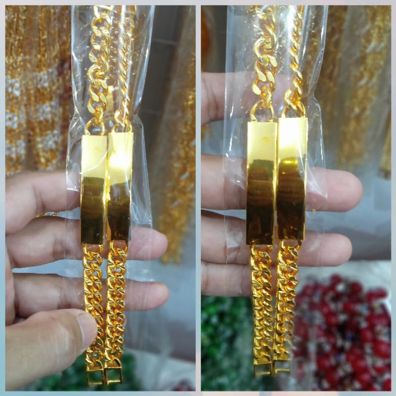 Gelang tangan xuping wanita berlapis emas UK18cm.93p.