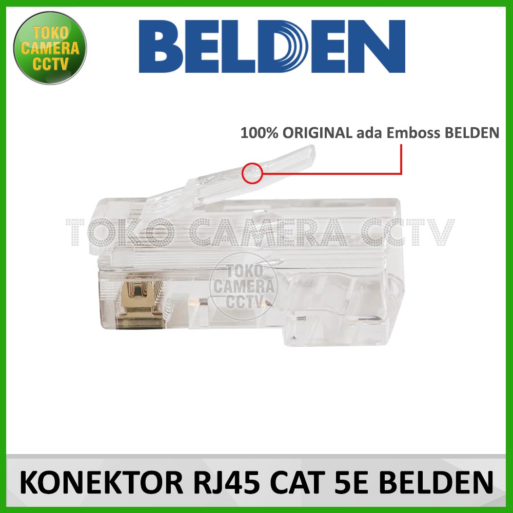 RJ45 BELDEN CAT 5E KONEKTOR UTP LAN BELDEN CAT5E ECER SATUAN