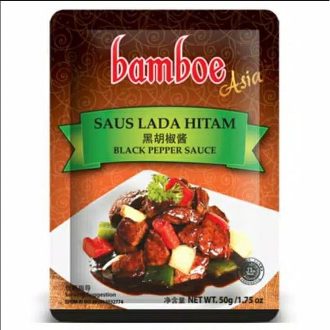 Bumbu Bamboe Saus Lada Hitam 50 GR /17.5oz