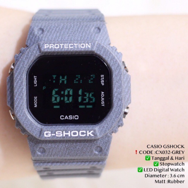 Jam tangan digital dw5600 anti air pria wanita gshock baby g wanita grosir ecer CX032 CX060