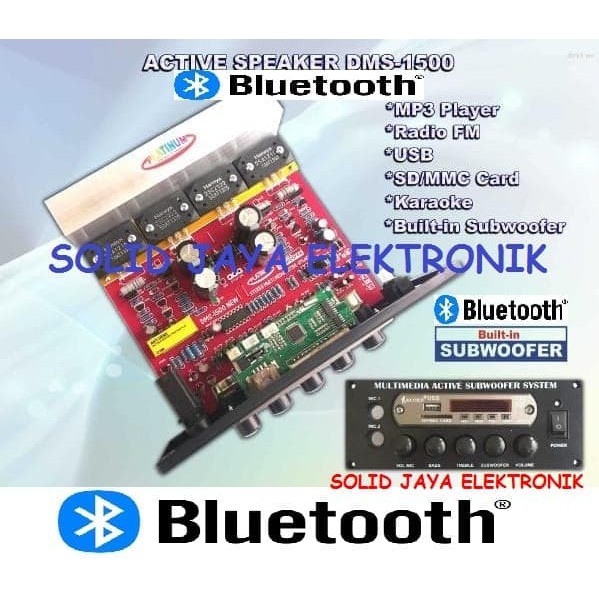 KIT POWER SPEAKER AKITF DMS 1500 STEREO AMPLIFIER AMPLI MULTI MEDIA MULTIMEDIA DMS-1500 DMS1500 TR SANKEN NO 2 ATAU TR TOSHIBA ASLI ORIGINAL A1941 C5198 ORI PANEL SUBWOOFER SUB MIC KARAOKE AMPLI AMPLIFIER PLUS PSU ACTIVE MODUL MP3 BLUETOOTH BT PLATINUM