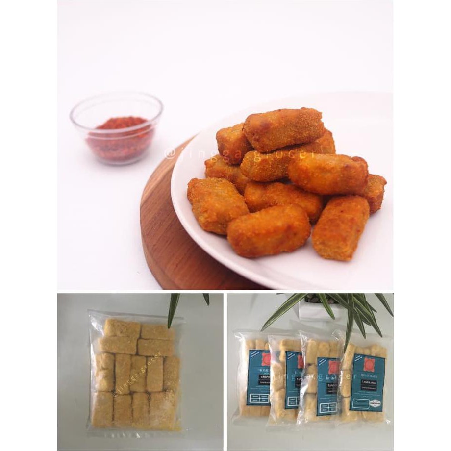 

Homemade Nugget Ayam Kampung (Keju) Juno Dylan 250gr Tanpa Pengawet