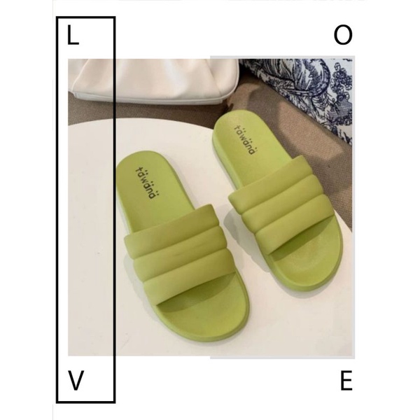 New Sandal tawana selop strip/Sandal Wanita Import RF