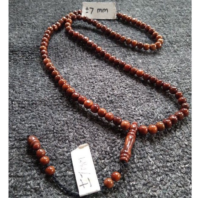 tasbih kokka bulat ± 7 mm ( 7mm ) 99 butir