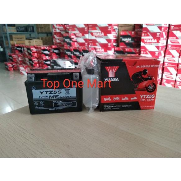 AKI MOTOR YUASA YTZ5S AKI KERING YUASA YTZ5S
