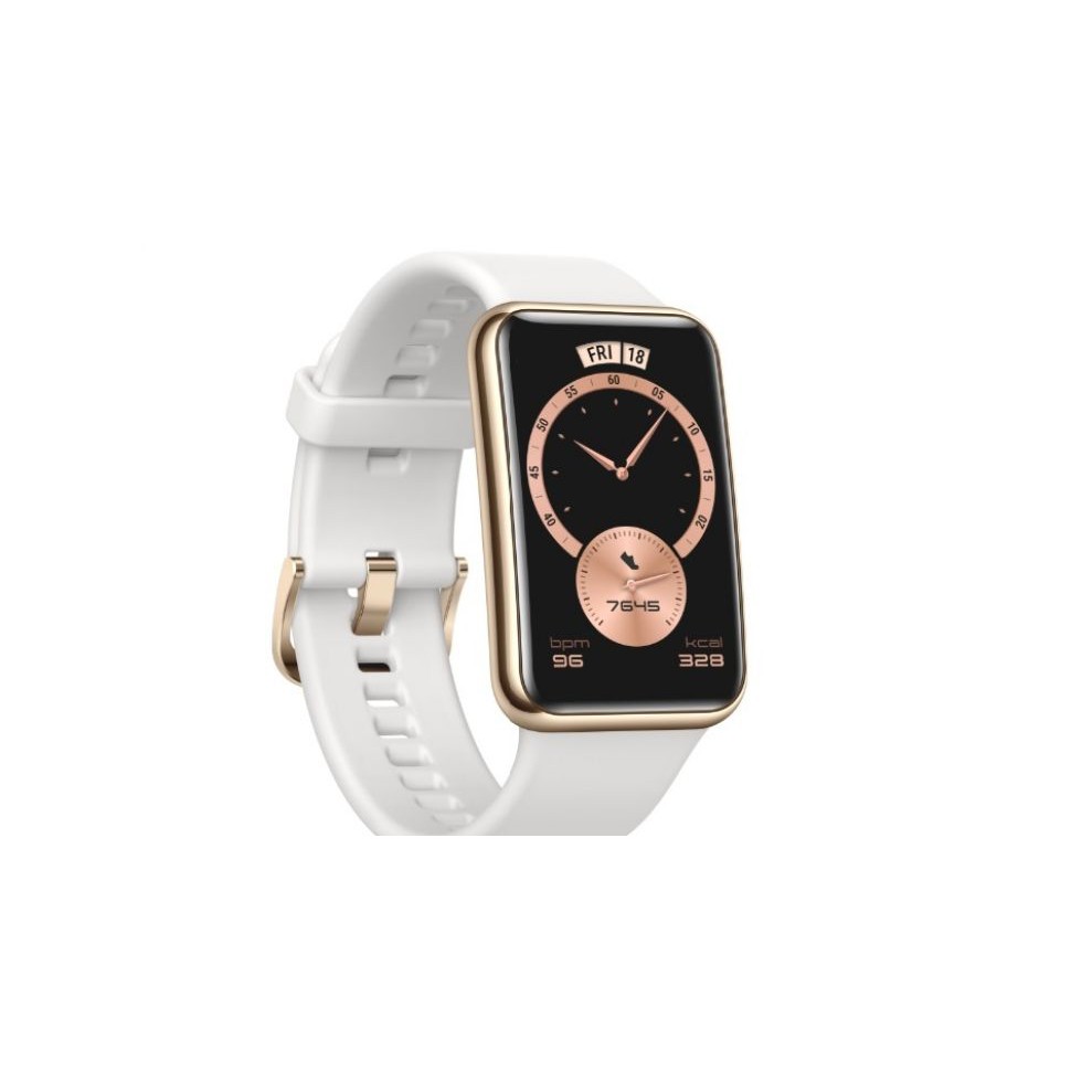 JAM TANGAN WANITA HUAWEI FIT ELEGANT FROSTY WHITE 2315 ORIGINAL
