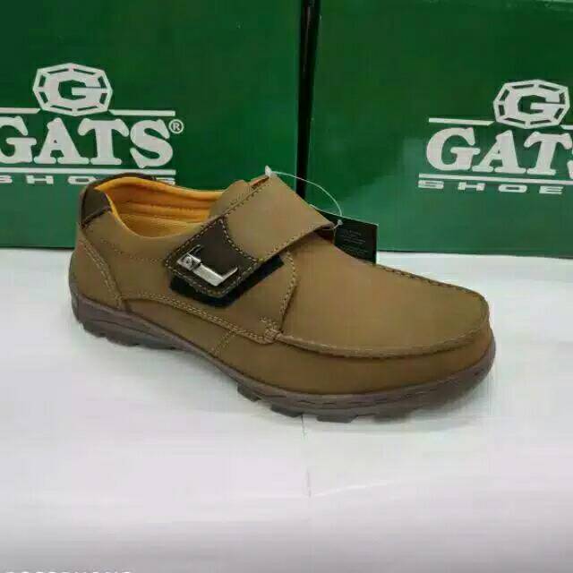 GATS TO 2209 Camel Sepatu Pantofel Pria Original Leather