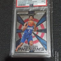 2018-19 PANINI PRIZM SHAI GILGEOUS ALEXANDER FRESHMEN PHENOM PSA 9
