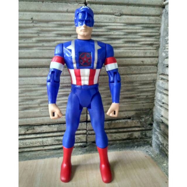 ( Besar ) Mainan robot Avanger Captain Amerika , Spiderman ada suara dan lampu