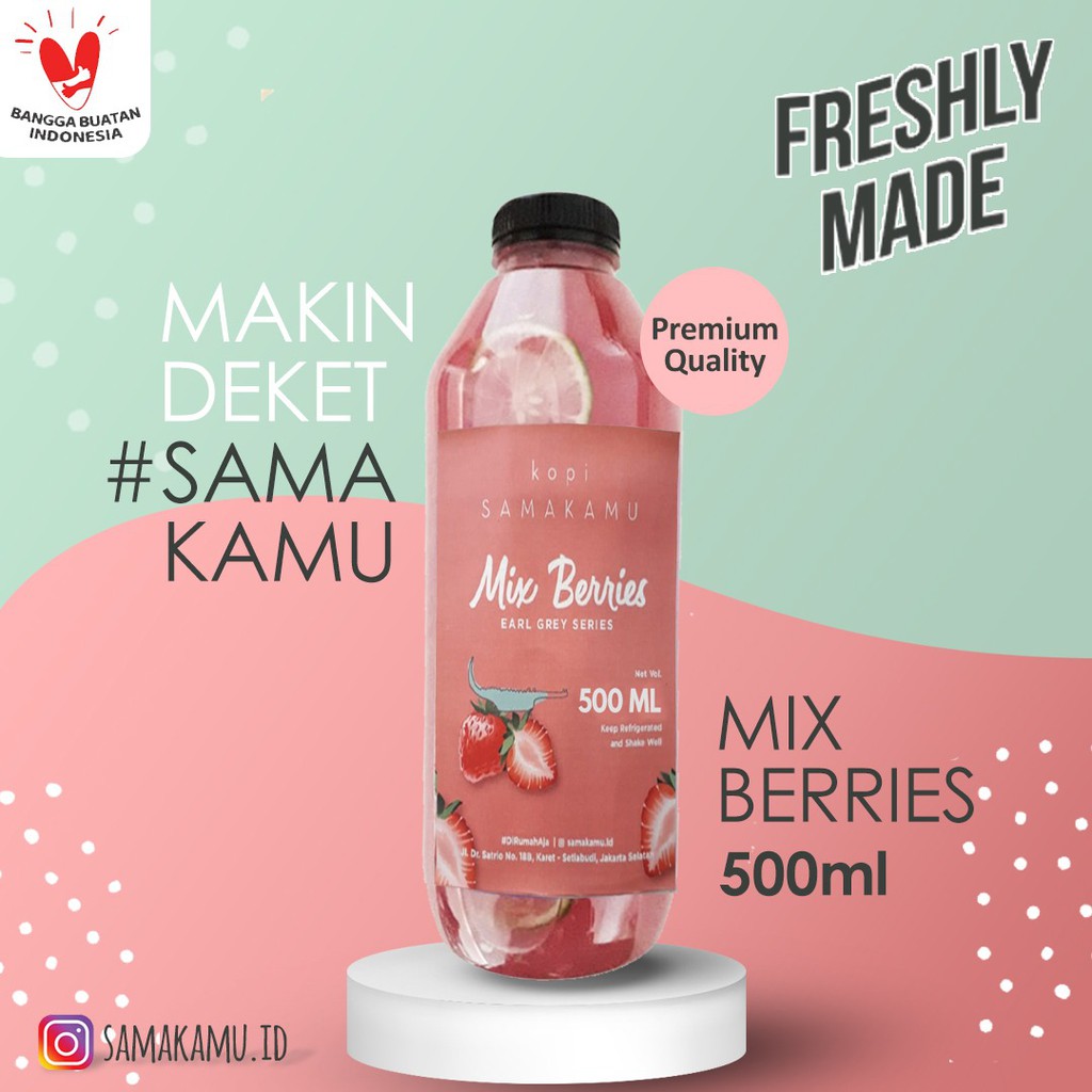 

Mix Berries SAMAKAMU 500ml || Made By Order || High Ingredients Only