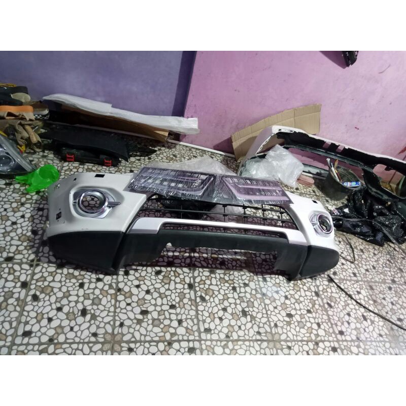 bemper depan komplit mitsubishi pajero dakar 2014-2015
