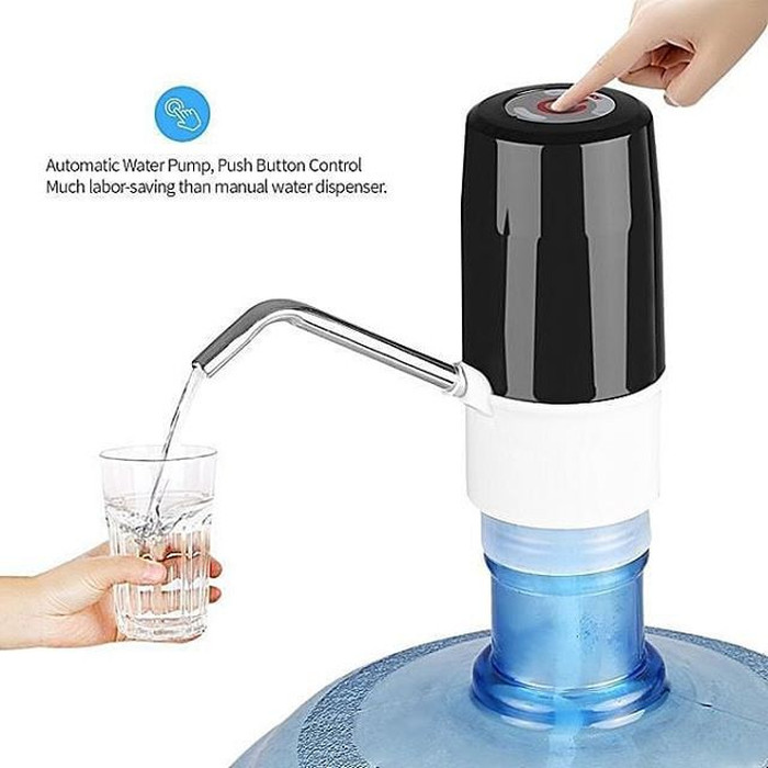 utGFS0 Pompa Galon Elektrik 012 / Keran Galon Air Minum / Charging Pomp D5Sbtc