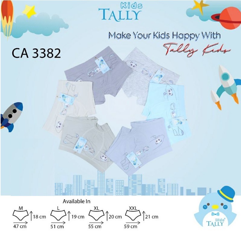 Celana Dalam Boxer Anak Cowok Tally 3382 1Pcs