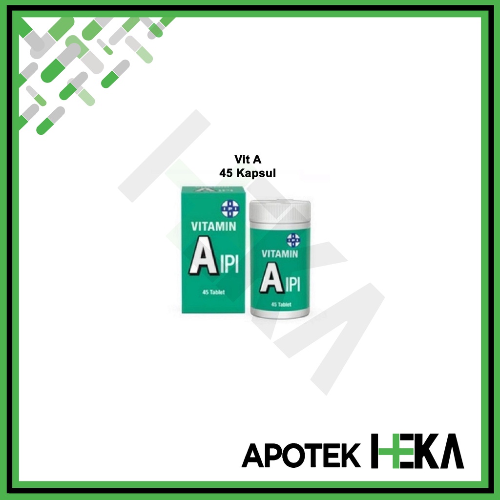 Vitamin A IPI Botol Isi 45 Tablet Hijau (SEMARANG)