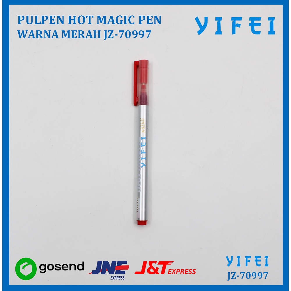 PULPEN HOT MAGIC PEN / HEAT TRANSFER PEN WARNA MERAH YIFEI-70997