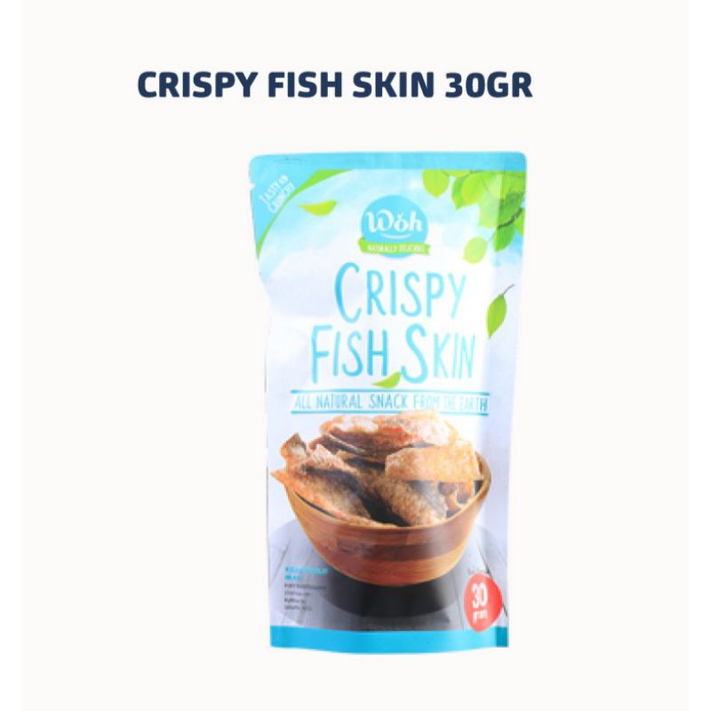

Crispy Fish Skin WOH 30 Gram (Keripik Kulit Ikan)