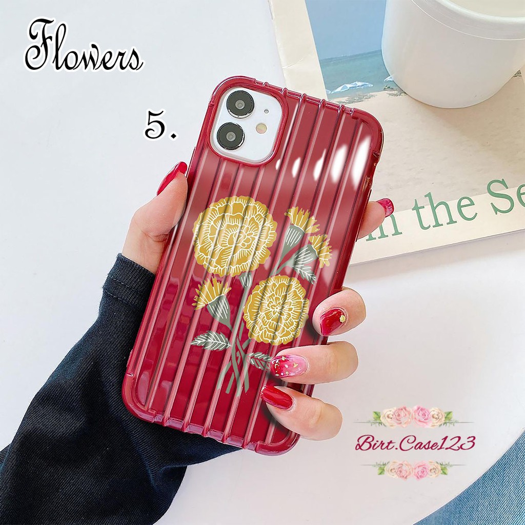 Softcase FLOWERS Realme C1 C2 C3 U1 2 2Pro 3 Pro 5 5i 5s Pro 6 Pro X Xt C11 C12 C15 9C NARZO BC2617