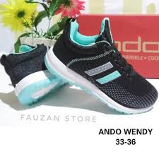 Ando Wendy Tosca 37-40 / Sepatu Sneakers Wanita Olahraga Senam Jogging Fitness Gym