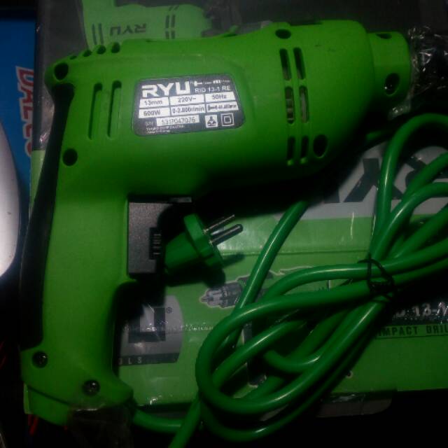 TEKIRO RYU RID 13-1 RE  13mm mesin bor tangan besi dan beton