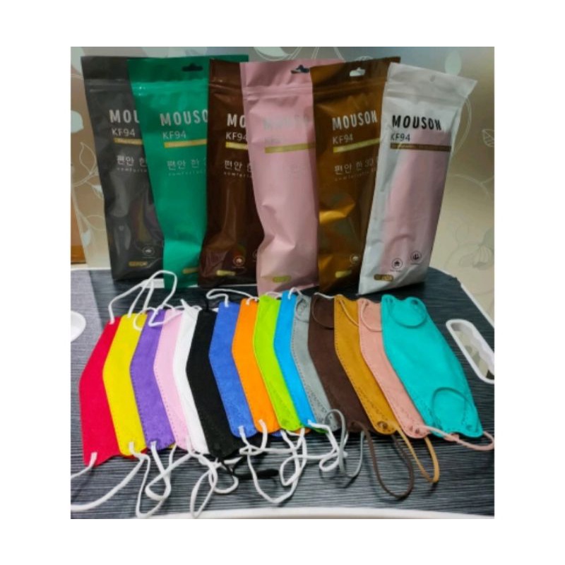 Masker KF94 Mouson warna tali senada