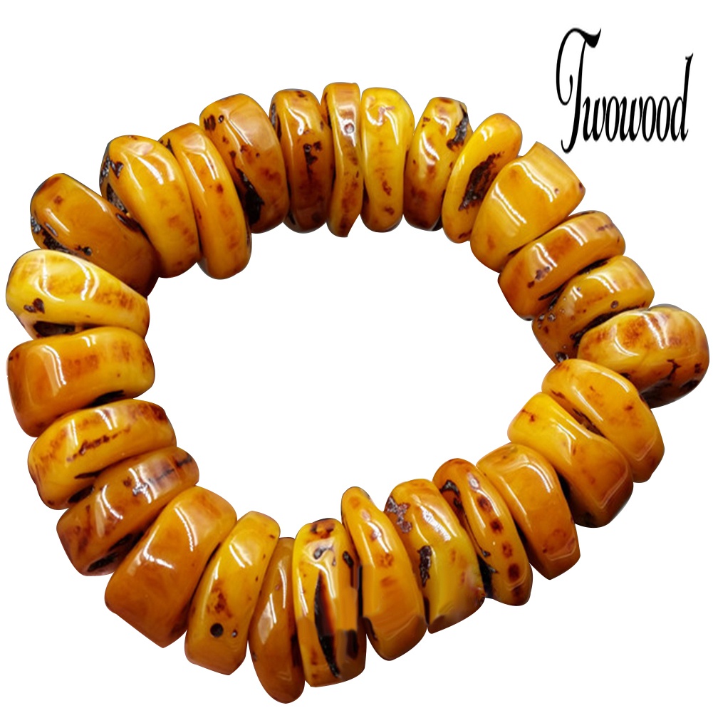 Gelang Manik-Manik Abacus Amber Beeswax Untuk Aksesoris Perhiasan