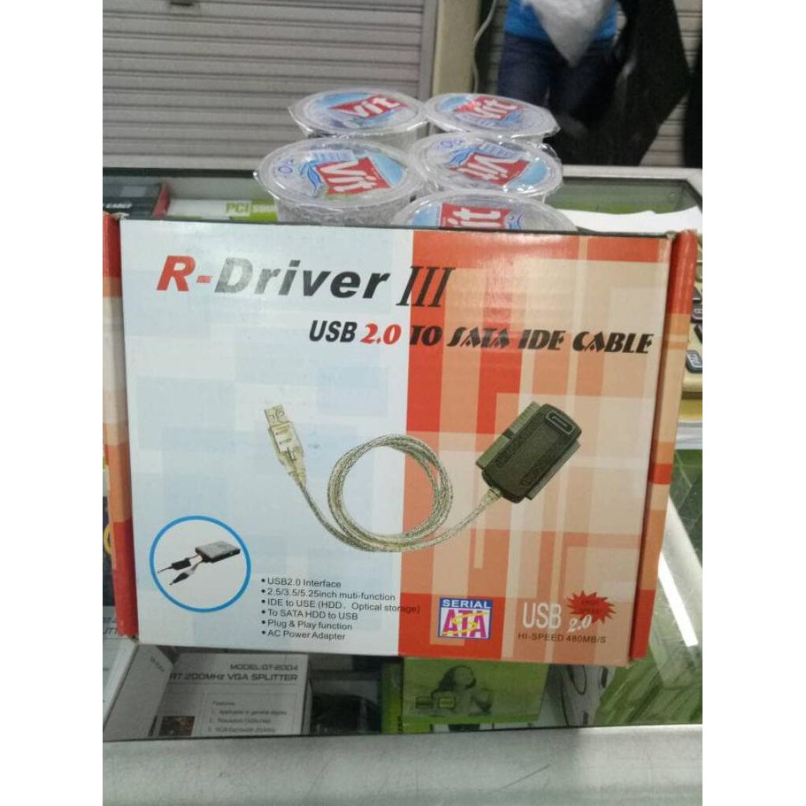 Hemat R-Driver 3 Usb To Sata Ide Terlaris