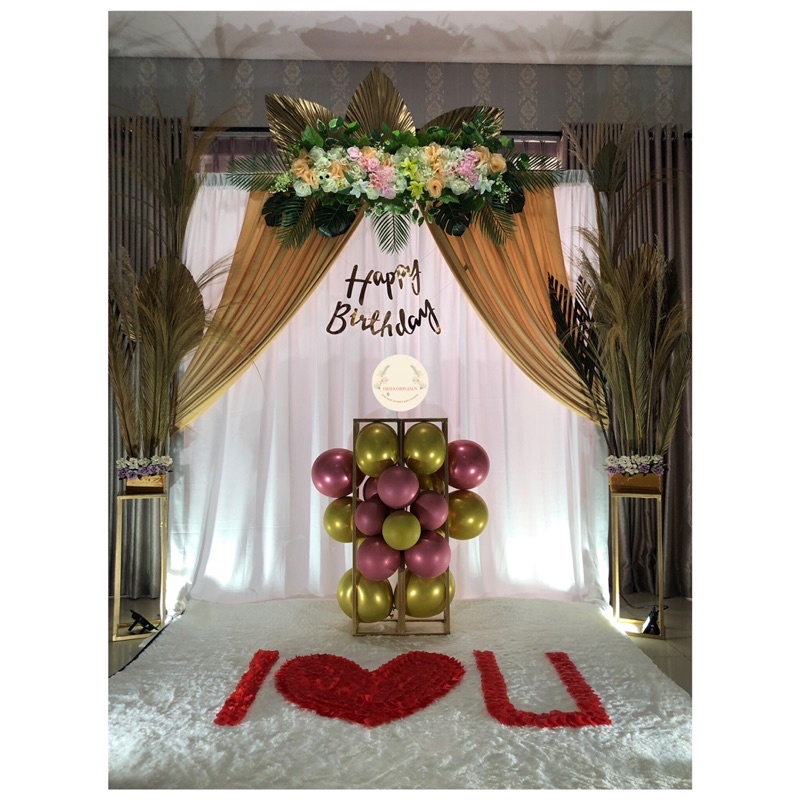 Termurah Sewa Paket Backdrop Dekorasi Ulang Tahun/Party