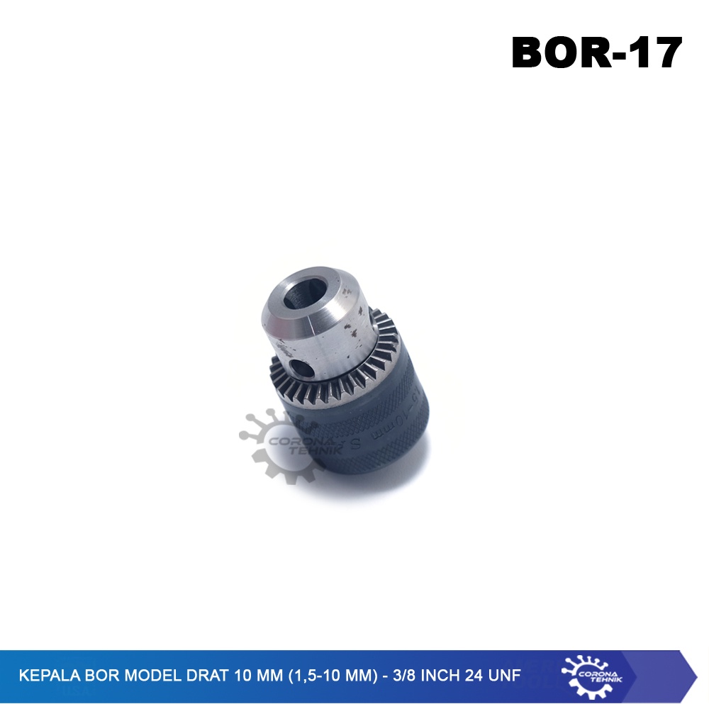 3/8 Inch 24 UNF - Kepala Bor Model DRAT 10 mm (1,5-10 mm)