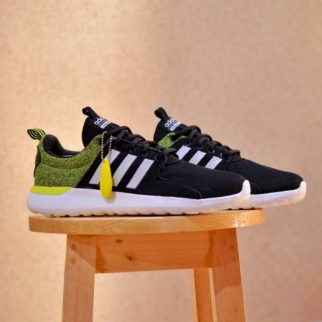 sepatu adidas lite racer camo green original made in indonesia running