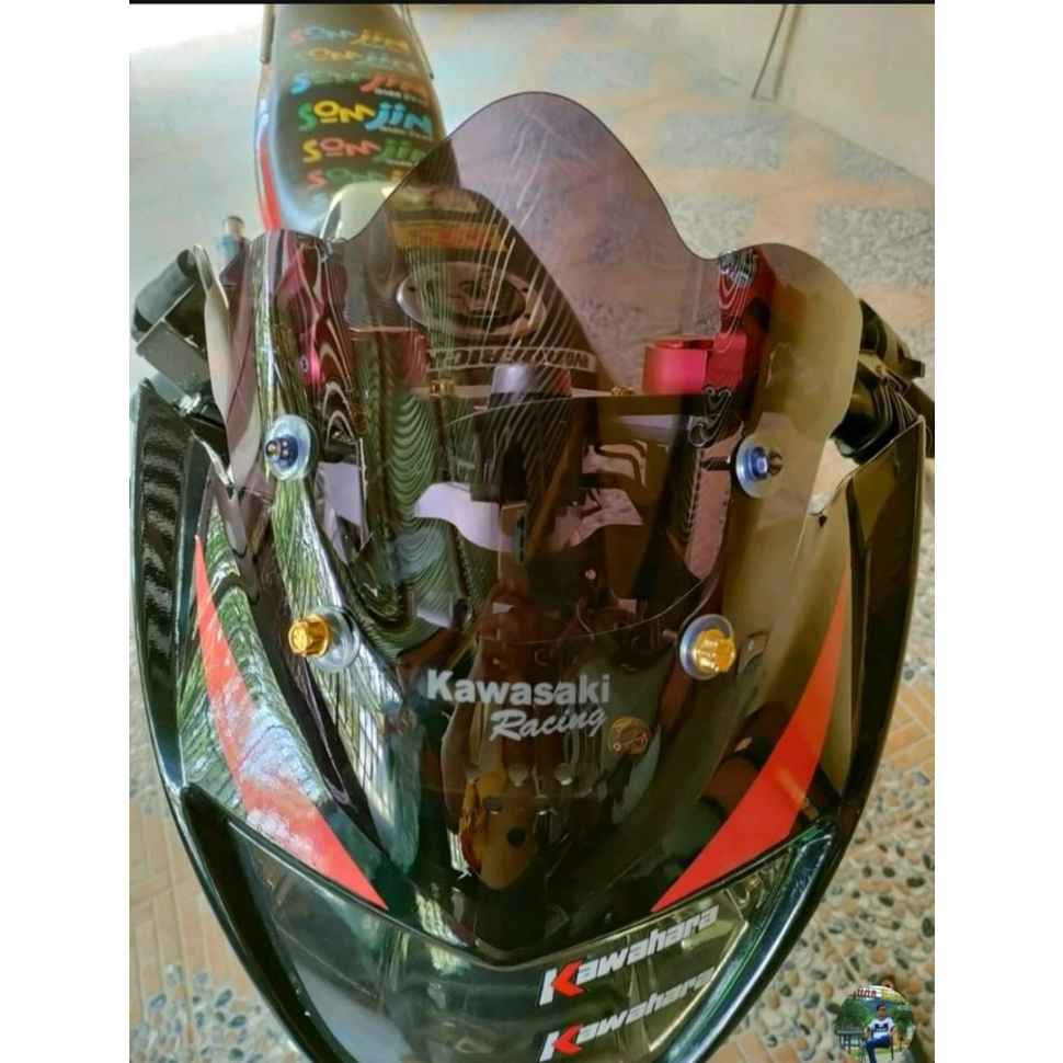 VISOR NINJA 150 R WINDSHIELD NINJA R BENING DAN RYBEN