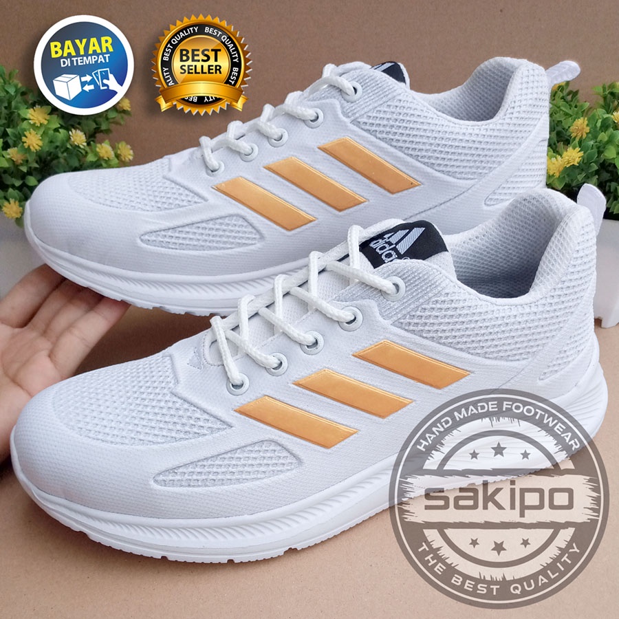 PROMO 9.9 SUPER SHOPPING DAY !! SEPATU SEKOLAH WARNA PUTIH / SEPATU OLAHRAGA LARI  / SEPATU OLAHRAGA OUTDOOR PRIA WANITA / SEPATU LARI JOGGING / SEPATU SENAM FITNES DAN GYM / SEPATU GERAK JALAN AGUSTUSAN KEMERDEKAAN / SAKIPO