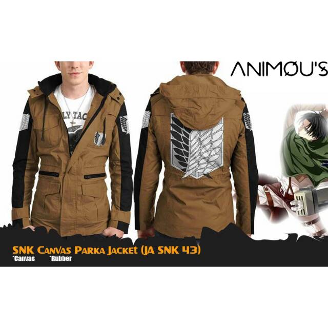 JAKET SNK CANVAS PARKA HOODIE (JA SNK 43)