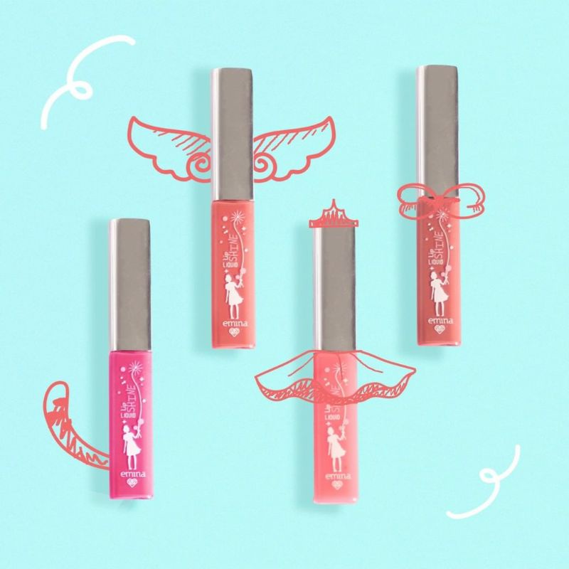 Emina Liquid Lip Shine 4.5 ml Limited pelembab bibir Glossy lip Gloss