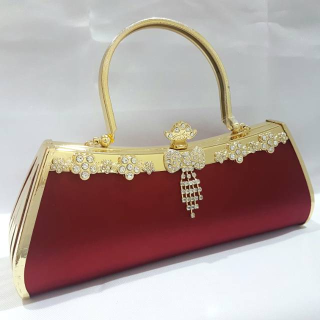 Tas Pesta Farnell Wanita  2824 Clutch Import Cantik