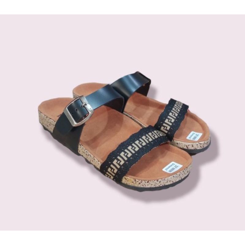 Sandal slop wanita sol puyuh model birken