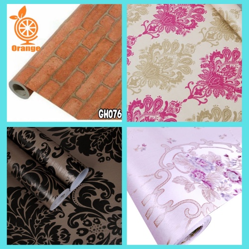 Wallpaper Dinding Wallpaper Stiker Wallpaper dinding Anak Gh Premium Quality 45CM x 9Mtr Shabby Chic (Batik Elegan)