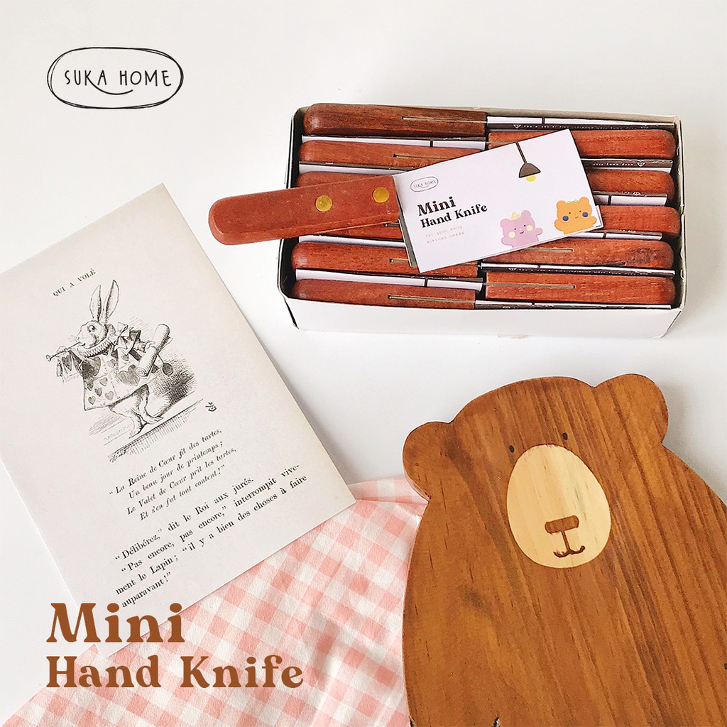 Suka Home Mini Hand Knife | Pisau Kecil Props Foto Bahan Stainless | Pisau Dapur Aesthetic Korea